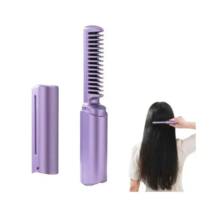 1 Brosse lissanteRechargeable USB3 températuresIons négatifsCompacteVoyage .