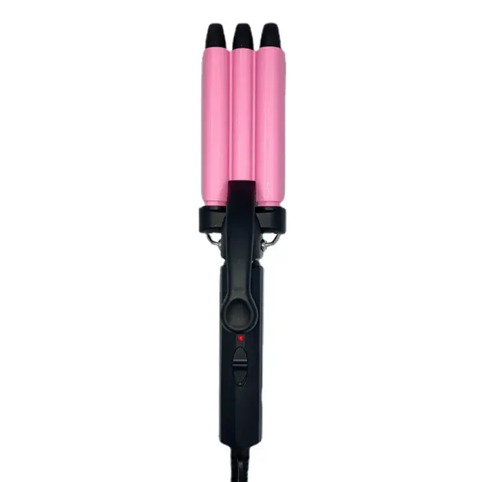 1 Fer à friser mini 3 tubes chauffe rapide 3-5 min céramique 15mm ondulation eau usage quotidien .