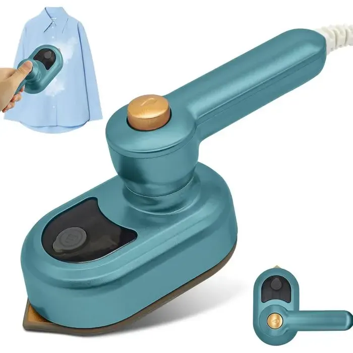 1 Fer À Vapeur Compact Réservoir 50 Ml Semelle Titane Voyage Et Maison