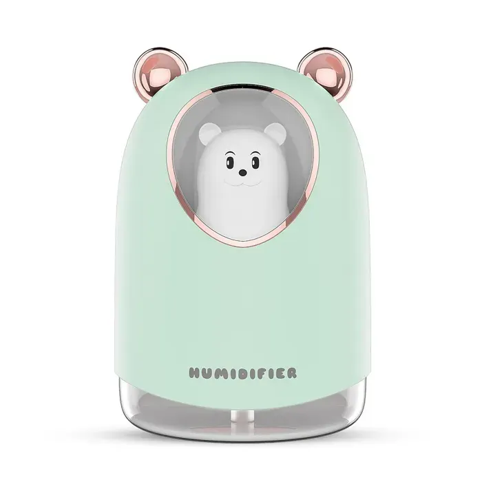 1 Humidificateur brume fraîche USB veilleuse LED silencieux 30dB arrêt auto chambre bureau voiture .