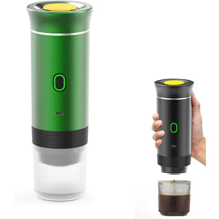 1 Machine à Café PortableRechargeable USBCapsules K-Cup et MouluVoyage Camping Voiture