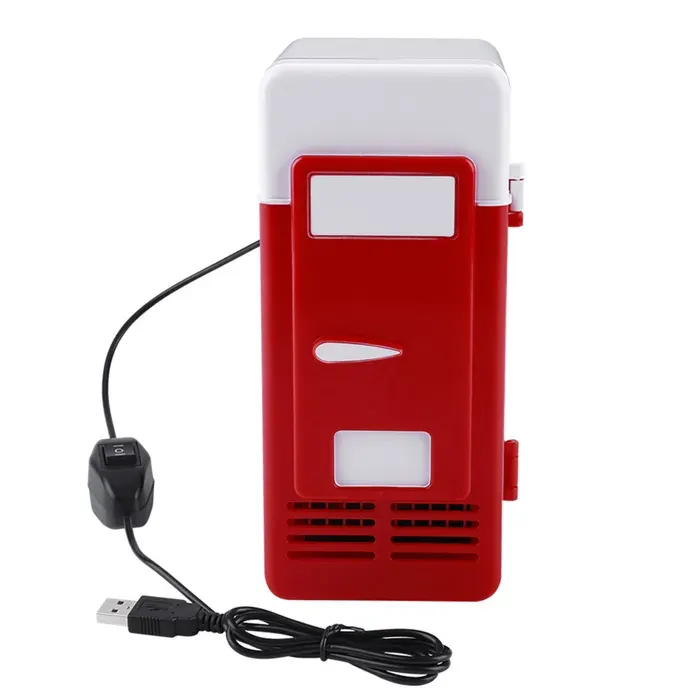 1 Mini réfrigérateurAlimentation USB 5VIsolation thermiqueCompactLégerPour étudiant et domicile .