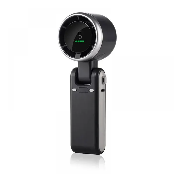 1 Mini ventilateur 5 vitesses moteur sans balais batterie 3600mAh pliable pour camping sport voyage .