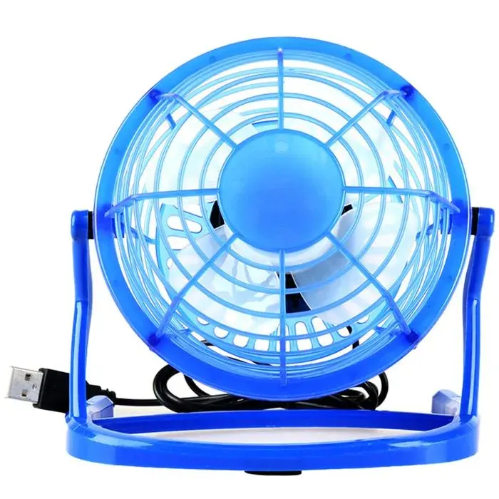 1 Mini ventilateur métal flux dair puissant angle 360° USB bureau .