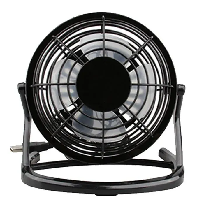 1 Mini ventilateur métal flux dair puissant angle 360° USB bureau maison .