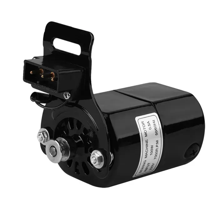 1 moteur de machine à coudre domestique 220 V 100 W 7 000 tr/min Kbracket 05 A Prise UE