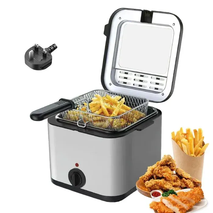 1 pièce mini friteuse à air friteuse à air 1000 W réservoir dhuile de 25 L friture rapide dune variété daliments