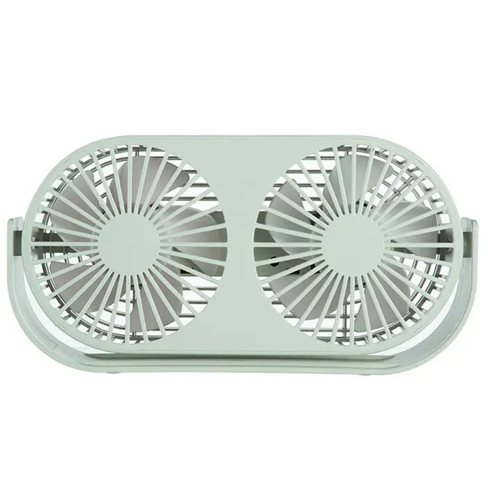1 Ventilateur de bureau 3 vitesses tête rotative 360° alimentation USB silencieux maison chambre .