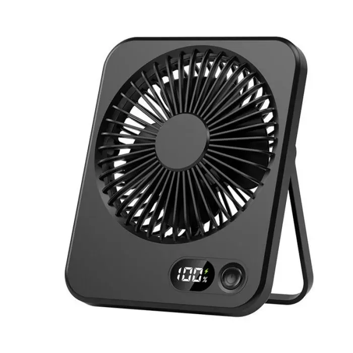 1 Ventilateur5 vitessesangle 180°écran LEDbatterie 3000mAhport Type-Cbureau extérieur .