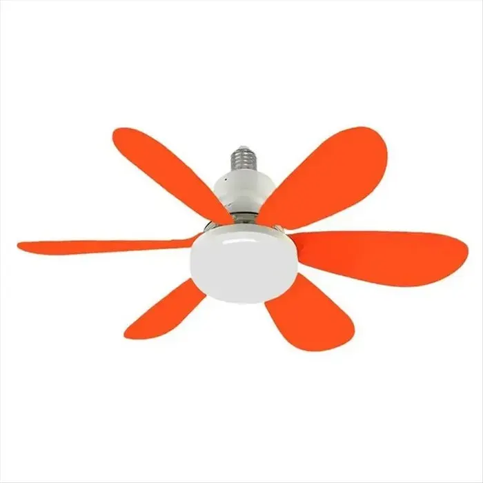 1 x ventilateur de plafond avec lumière (sans base)1 x TélécommandePlastiqueOrange