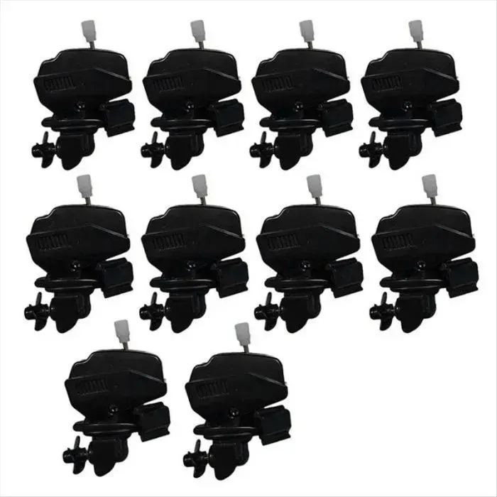 10 Pièces Agitateur à Café pour Moteur de Bateau Mélangeur de Boissons à Clip en Acier Inoxydable Moteur de Bateau Miniature