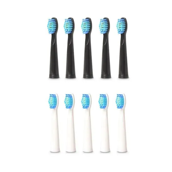 10 TêTes de Brosse à Dents éLectrique pour Fairywill FW-507-508-551-917-959 FW-D1-FW-D3-FW-D7-FW-D8 ELECTRIC TOOTHBRUSH