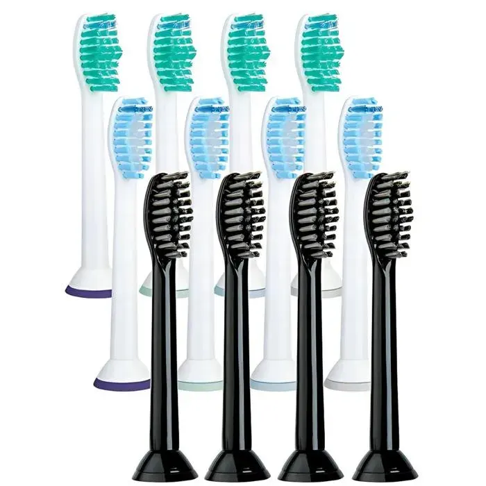 12 pièces embouts de brosse à dents Philips HX6014/HX6054 - remplaçants de haute qualité