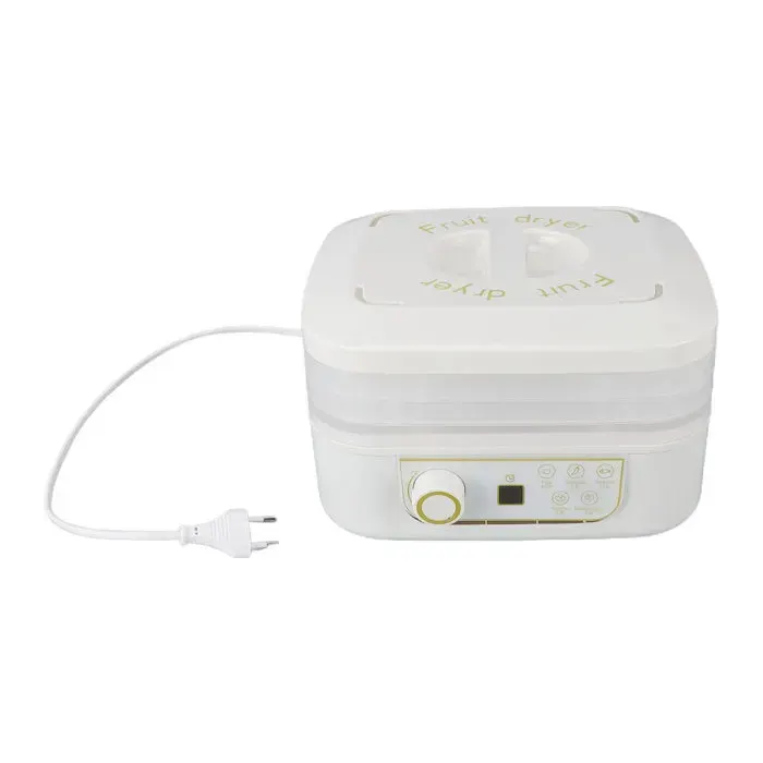 1pcs Food Dehydrator – MLBQ – Séchoir électrique 3 étages – 360° airflow séchage rapide fruits/légumes – compact noir