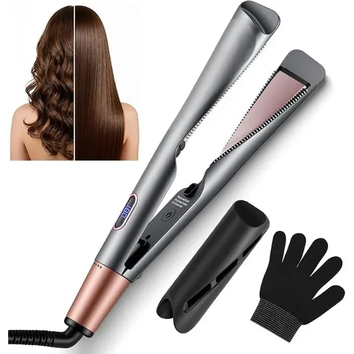 2 in 1 Pro Hair Straightener Twist Hair Straightener for Women Multistyler Straightener Straightener All Hair Types FER A FRISER