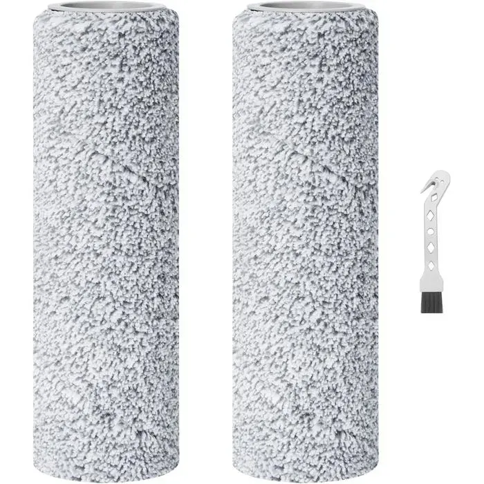 2 Lingettes Roller Pour Ecovacs Deebot X8 Pro Omni / X8 Omni / T80 Omni / X9 Pro Omni Robot Aspirateur Rouleaux De Nettoyag[BC673]