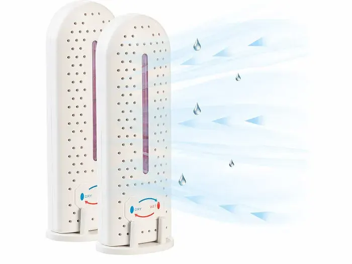 2 mini déshumidificateurs réutilisables jusquà 15 ml