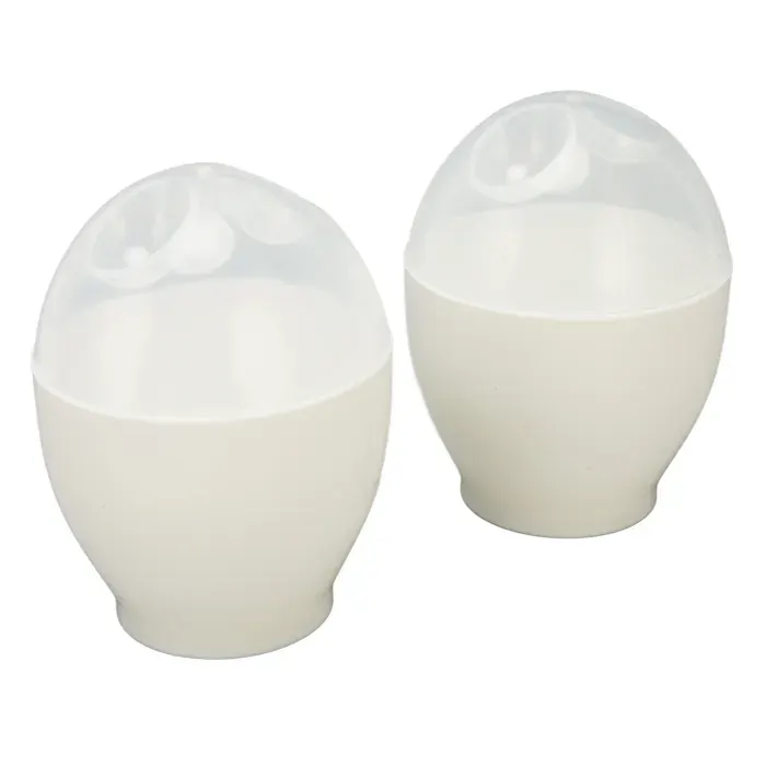 2 pièces micro-ondes cuiseur à oeufs fabricant braconnier ABS Portable Mini rapide oeuf bouillant tasse de cuisson