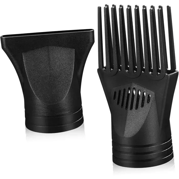 2 Pièces Set De Embouts Universels Pour Sèche Cheveux Diffuseur Et Peigne Démêlant Pour Concentration Et Style Compatible Pl[YS230]