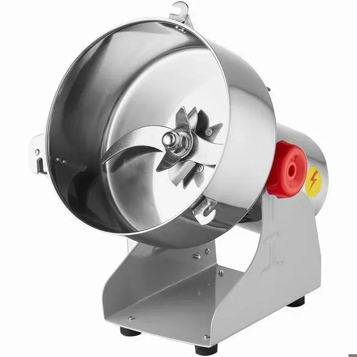 2000 g Moulin à épices électrique broyeur à grains et café 3400 W broyage rapide oscillant en acier inoxydable
