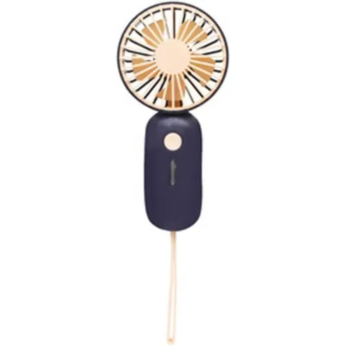 2023 Usb Poche Mini Ventilateur Dessin Animé Portable Lanière Portable Poche Charge Ventilateur Extérieur Dortoir