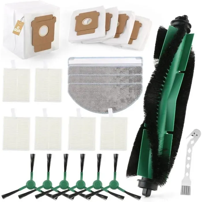 22 Pièces Pour Irobot Roomba Combo 2 Essential/105 Combo Kit DAccessoires Rechange Aspirateur Robot Avec 1 Brosses Principa[BC1380]