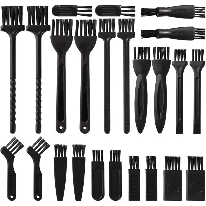 24 Pièces Brosses De Nettoyage Pour Rasoir Électrique Remplacement Brosses Pour Enlever Les Résidus De Barbe Et La Poussière