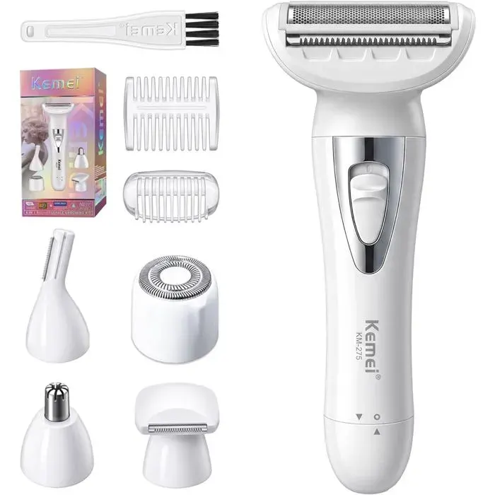 275 Rasoir Femme 5‑en‑1USB Rechargeable