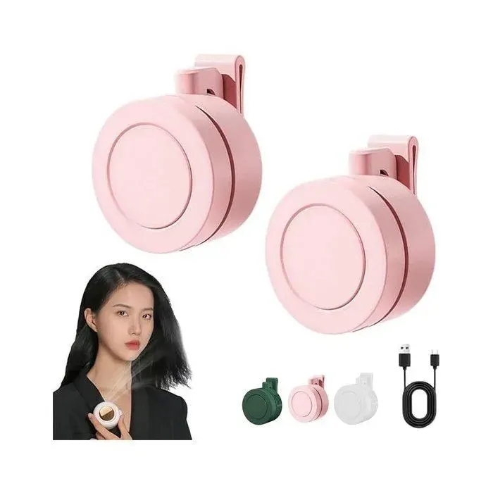 2pcsMini ventilateur portable sans pales(2 pièces)vêtementMini ventilateur portable sans pales (2 pi
