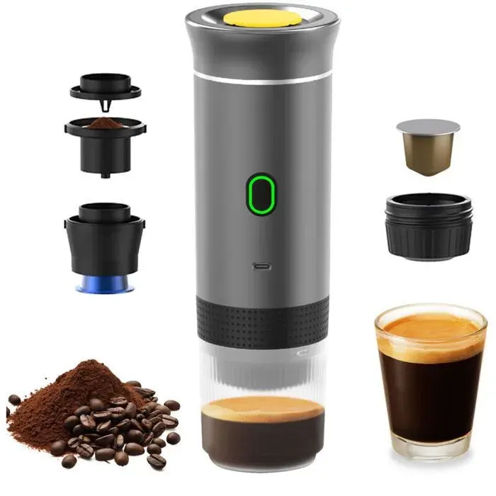 3 En 1 Cafetiere Expresso Machine à Café Multi Capsules 4 à 6 Minutes DAuto-Chauffage Petites Capsules 15Bar Grandes Capsules