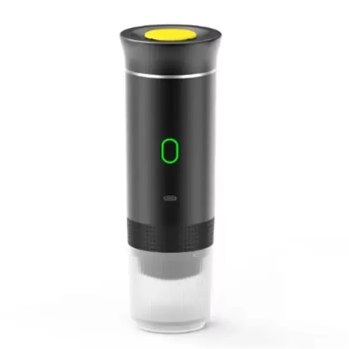 3 en 1 Mini Sans Fil Électrique Portable Machine à Café Expresso pour Voiture et Camping à Domicile Voyage Capsule Cafetière Noir