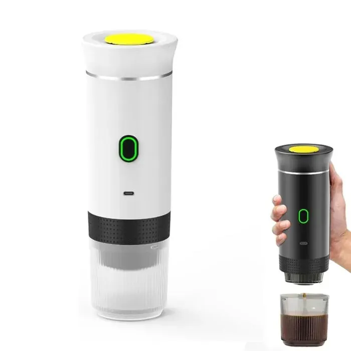 3 En 1 Multifunctional Capsule Machine - 12V Cafetière à Expresso Chauffage Électrique de Voyage - pour Voiture et le Camping .
