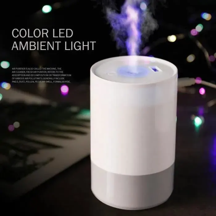 3 in1 humidificateur usb ventilateur led humidificateur - FAMICAM - ventilateur dair diffuseur purificateur atomiseur usb wsb9040