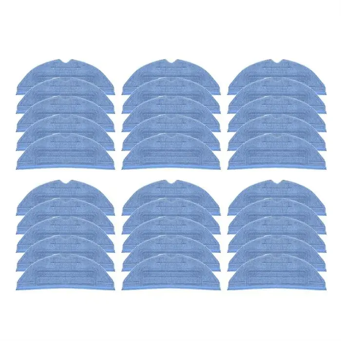 30 Pièces de Chiffons de Vadrouille pour Roborock S7 S70 S75 S7Max S7MaxV T7s T7s plus Tampon de Vadrouille Aspirateur Robot Pièces