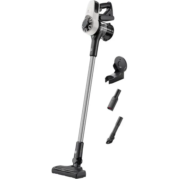 300 Aspirateur Balai Sans Fil EP31CB18IW Autonomie 30Min Batterie Amovible Bac 0 5L Nettoyage Polyvalent Blanc