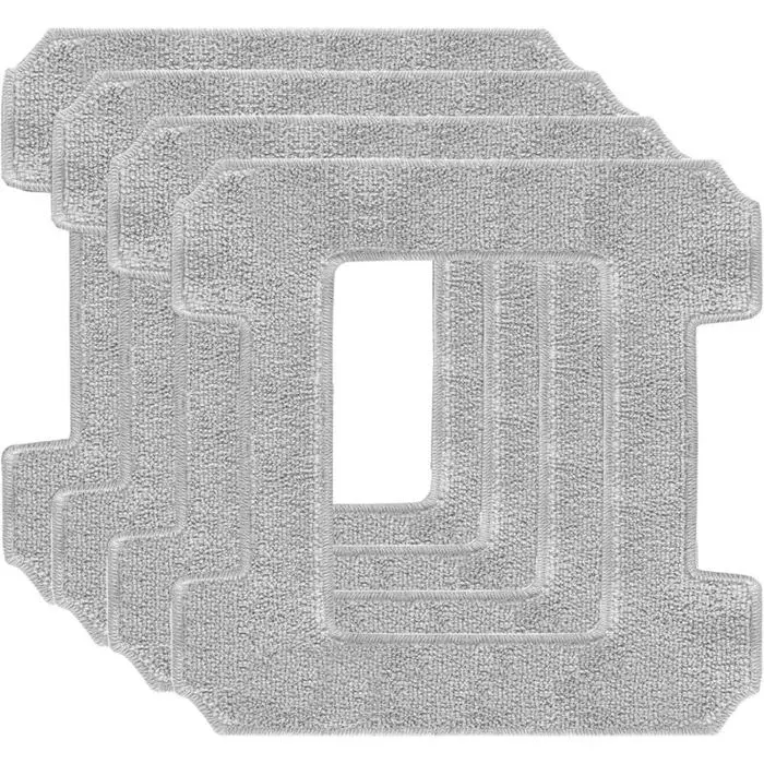 4 Pièces pour SEEING.U W2 Serpillère Rechange Kit Microfibre Lingette Robot Lave Vitre pour SEEING.U W2 pour Nettoyage Vitre
