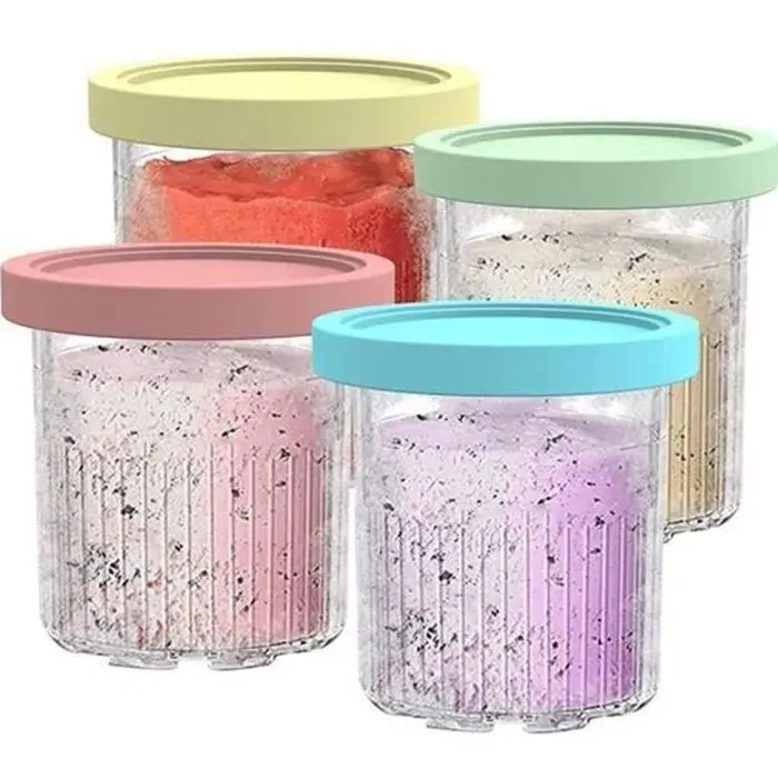 4 pièces rechange pour sorbetière Ninja NC500 NC501 Creami pintes couvercles