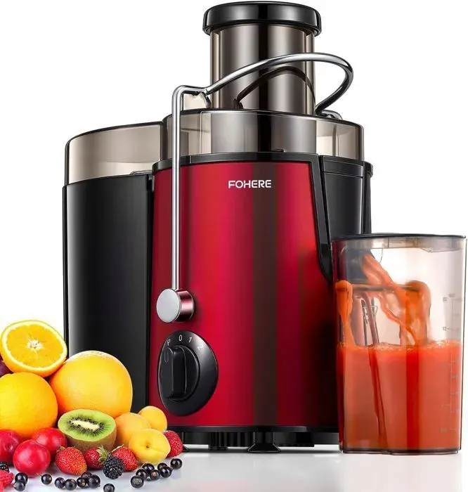 400W Centrifugeuse Extracteur de Jus à 3 Vitesses Centrifugeuse Fruits et Legumes avec Bec Anti-goutte Grande Goulotte