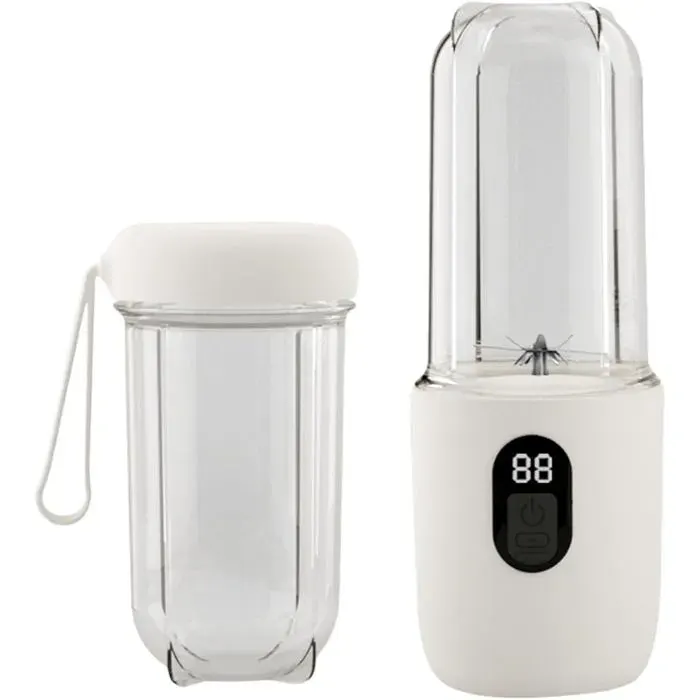 500 ml Portable Shakes Maker USB Rechargeable Juicer Blenders Juicer Cup avec moteur puissant pour la maison et la salle de s Label