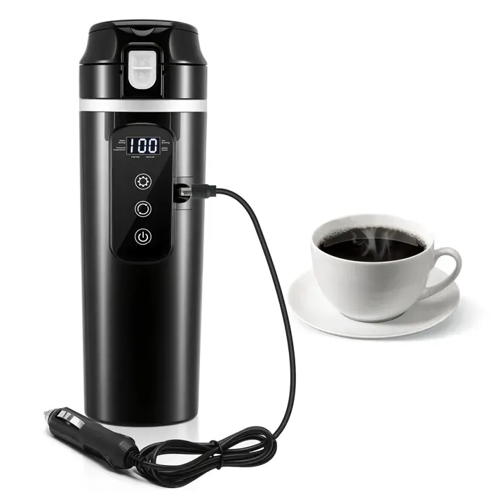 500ml Bouilloire électrique de voiture 24 V/12 V tasse chauffante électrique de voyage bouilloire électrique de voiture