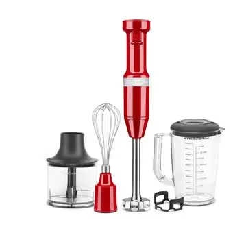 5KHBV83EER - Mixeur plongeant 180 W KitchenAid, Rouge - Neuf
