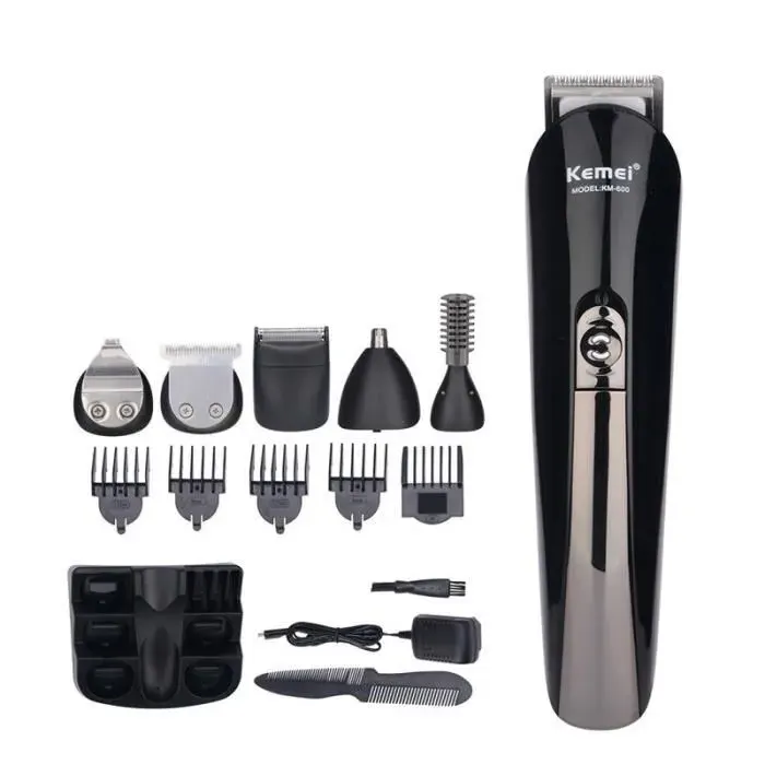 6 En 1 Rechargeable Cheveux Tondeuse à Cheveux Ensembles De Rasoir électrique Rasoir Rasoir Tondeuse à Barbe Machine