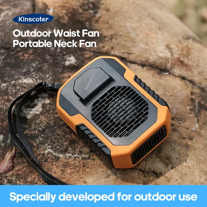 6000mAh ventilateur suspendu au cou/taille USB Mini ventilateur Rechargeable Portable pour Camping en plein air randonnée es[VV179]