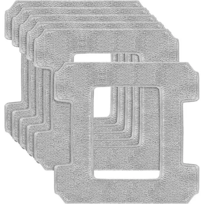 6pcs Sérpillère rechange robot vitre - Microfibre haute densité Lavable et réutilisable - Ecovacs Winbot W1 Pro W1 W2