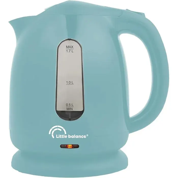 8827 Happy Bouilloire Bouilloire électrique 1 7 L Bae 360° Arrêt automatique Filtre anticalcaire amovible Eme BOUILLOIRE ELECTRIQUE