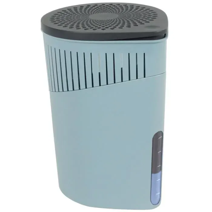 Absorbeur dhumidité dans un boîtier élégant déshumidificateur universel - supporte jusquà 80 m3 dair 15 x 15 x 23 cm WENKO