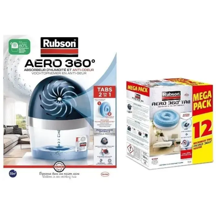 Absorbeur - RUBSON - AERO 360 - Appareil - 20m² — vue 2
