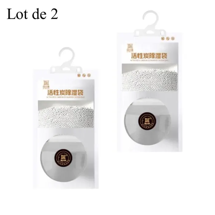 Absorbeurs dhumidité Lot de 2 Sac déshydratant résistant à lhumidité Pour Anti-Humidité