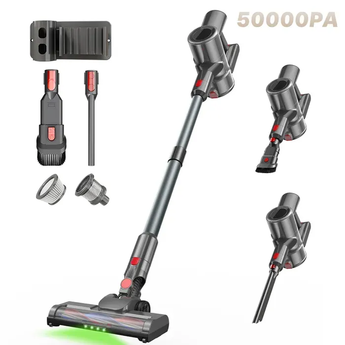 ACELIFE Aspirateur balai sans fil VC2302 -Autonomie 50 min -Aspiration 50Kpa -Debout autonome -Léger