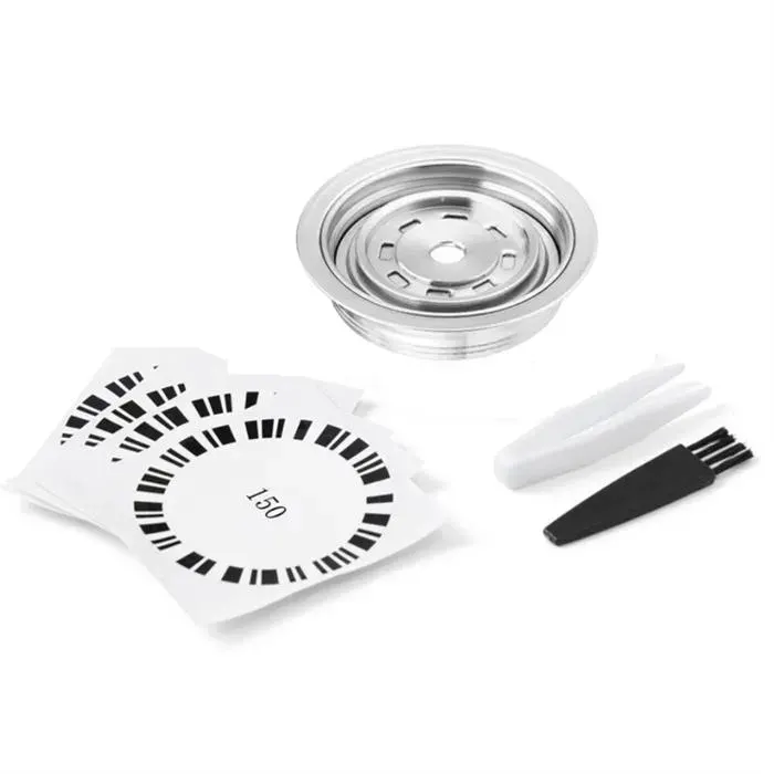 Adaptateur de Capsule de Café pour Machines Nespresso Vertuo Adaptateur de Dosette de Café en Acier Inoxydable pour Vertuo